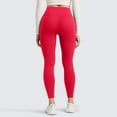 thumbnail image 5 of Matte Yoga Leggings - Casual Lounge Workout Womens Yoga Full Length Pants Hot Pink XL, 5 of 6