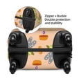 thumbnail image 4 of Disketp Scandinavian Style Hygge Elastic Travel Luggage Cover Travel Suitcase Protective Cover For Trunk Case Apply To 18''-32'' Suitcase Cover (Luggage not included)-X-Large, 4 of 9