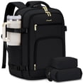 thumbnail image 1 of Mochila de viaje LOVEVOOK Carry On de 40 litros para mujeres y hombres, color negro, 1 of 9