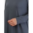 thumbnail image 5 of Viscose Fabric Basic Modest Dress Granite, 5 of 5