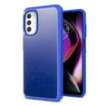 thumbnail image 2 of For Motorola Moto G 5G 2022 Gradient Glitter Bling Hybrid Shockproof Protection TPU Frame and Hard PC Back Slim Fit Phone Case Cover by Xpression - Blue, 2 of 6
