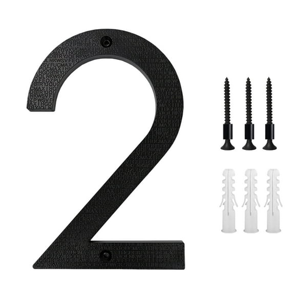 5 Inch Modern Metal House Numbers Door Number House Address Letters And Numbers For Outside Signs