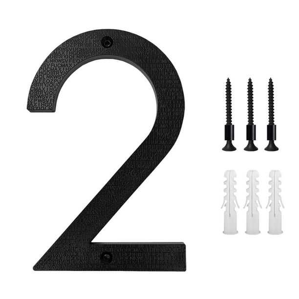 5 Inch Modern Metal House Numbers Door Number House Address Letters And Numbers For Outside Signs