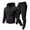 R9-Black, variant on Mens Sweat Suits Zip Up Long Sleeve Drawstring Brushed Fleece Hoodie and Elastic Waist Tapered Jogger Pants Sets with Pockets Tracksuit Set 2026 Fall Athletic Workout Jogging Soft Sets,Navy XL