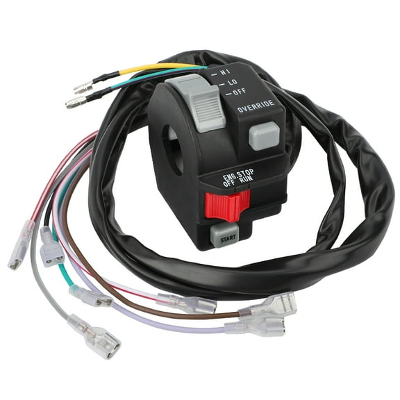 M MATI Left Handlebar Switch Start Kill Stop Headlight for Polaris Big Boss 250 300 400L Magnum 425