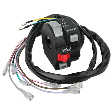 M MATI Left Handlebar Switch Start Kill Stop Headlight for Polaris Big Boss 250 300 400L Magnum 425