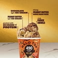 thumbnail image 5 of Halo Top Peanut Butter Cookie Dough and Fudge Light Ice Cream, Lower Calorie Frozen Dessert Pint, 16 fl oz, 5 of 14
