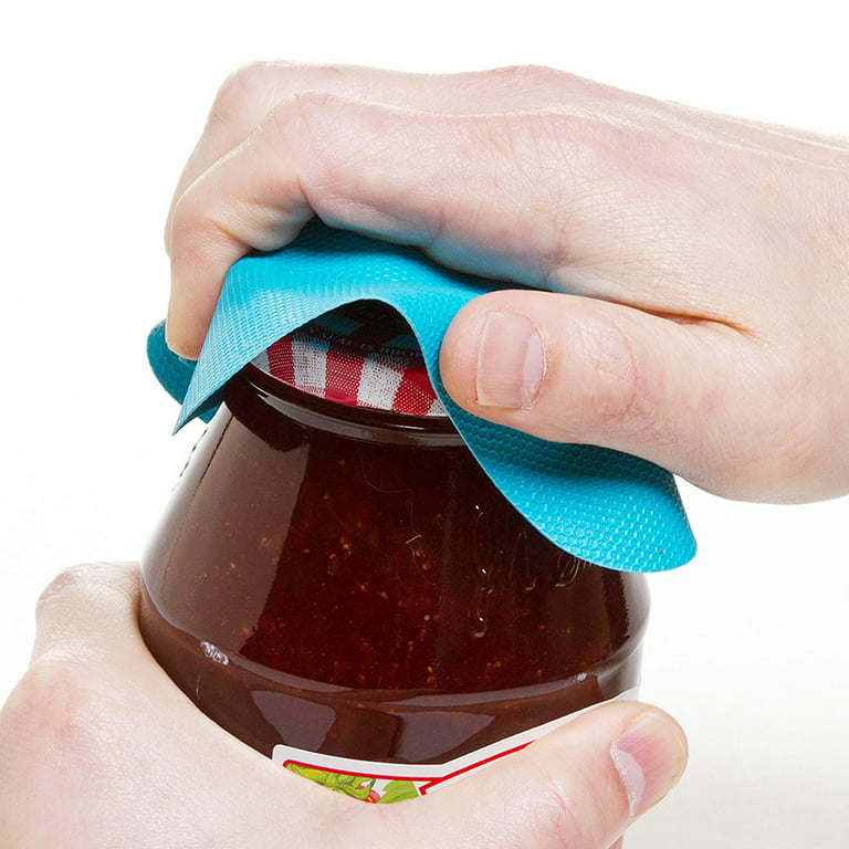 Jar Openers, Multi-Purpose Reusable Rubber Gripper Jar Opener for Seniors with Weak Hands Gripper Rubber Jar, Multi-Purpose Bottle Lid Openers Fit