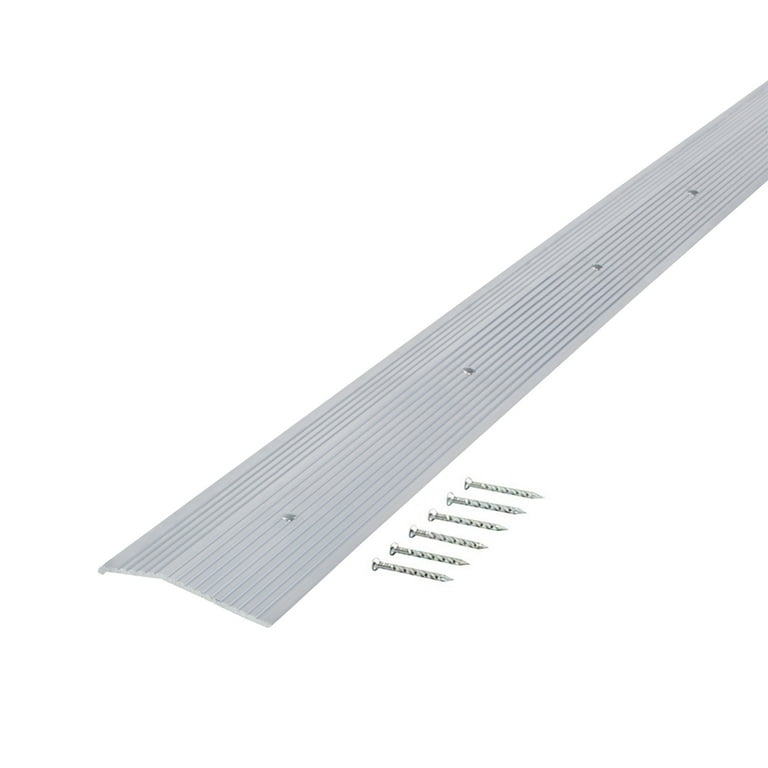 M-D Building Products 78220 2 In. X 72 In. Silver Aluminum Carpet