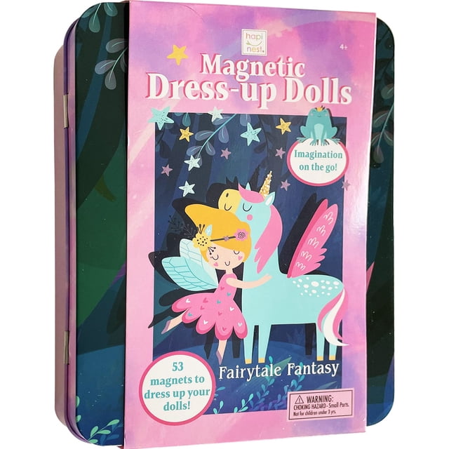 Muñecas de vestir magnéticas Hapinest Fairytale Fantasy Girls 4+