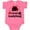 Hot Pink, variant on Inktastic Little Ladybug with Flowers Boys or Girls Baby Bodysuit