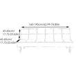 thumbnail image 5 of Sofa cover without armrest 2 seater stretch sofa throw 3 seater sofa without armrest, 5 of 5