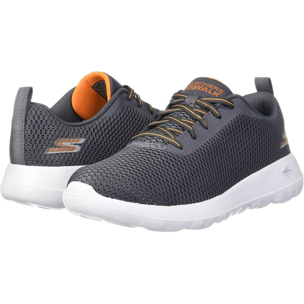 breedte dividend Pat Skechers Performance Men's Go Walk Max Sneaker, Charcoal/Orange, 11 M US -  Walmart.com