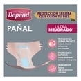 thumbnail image 2 of Pañales para incontinencia Depend derma protect mediano 12 pzas, 2 of 7