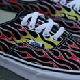 thumbnail image 4 of Vans Authentic Vans Mash Up Flames Black Men's Classic Skate Shoes Size 10, 4 of 6