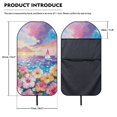 thumbnail image 6 of Garronmavis Hibiscus Sunset Front Car Seat Cover Towel Heavy-Duty Stain Resistant Waterproof Universal Fit Seat Protector for Daily Use Outdoor Activities Fits Most Cars SUV Trucks Sedan Van, 6 of 8