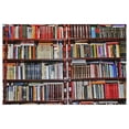 thumbnail image 1 of Interesting Bookshelf Books Flower Door Mats Door Carpets For Entrance Front Door Outdoor Entrance Porch Mats With Polyester Interesting Bookshelf Bo Designer Blanket Throw Rugs for Living Room 8x10, 1 of 4