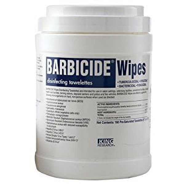 King Research Barbicide Disinfecting Wipes - 160  CT