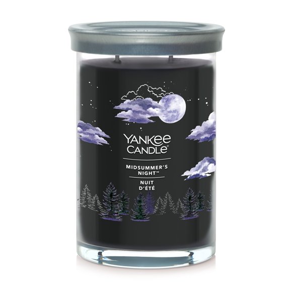 Yankee Candle Scented Candle, Midsummer's Night, 20 oz Signature Large Tumbler