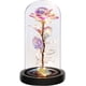 thumbnail image 2 of Regalos de flores de rosas para mujeres, regalos de cumpleaños para mujeres, regalos de mujer para Navidad, regalo de mamá para Navidad, rosa de flores artificiales de arcoíris coloridas iluminadas en, 2 of 3