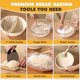 thumbnail image 2 of Sourdough Starter Kit Koackl con cesta redonda de banneton de 23 cm, 2 of 7