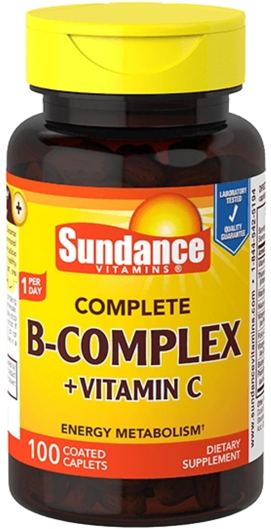 Sundance Vitamins Complete + Vitamin C Caplets, 100 Count