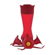 Perky-Pet Red Pinch Waist Plastic Hummingbird Feeder - 8 oz Capacity