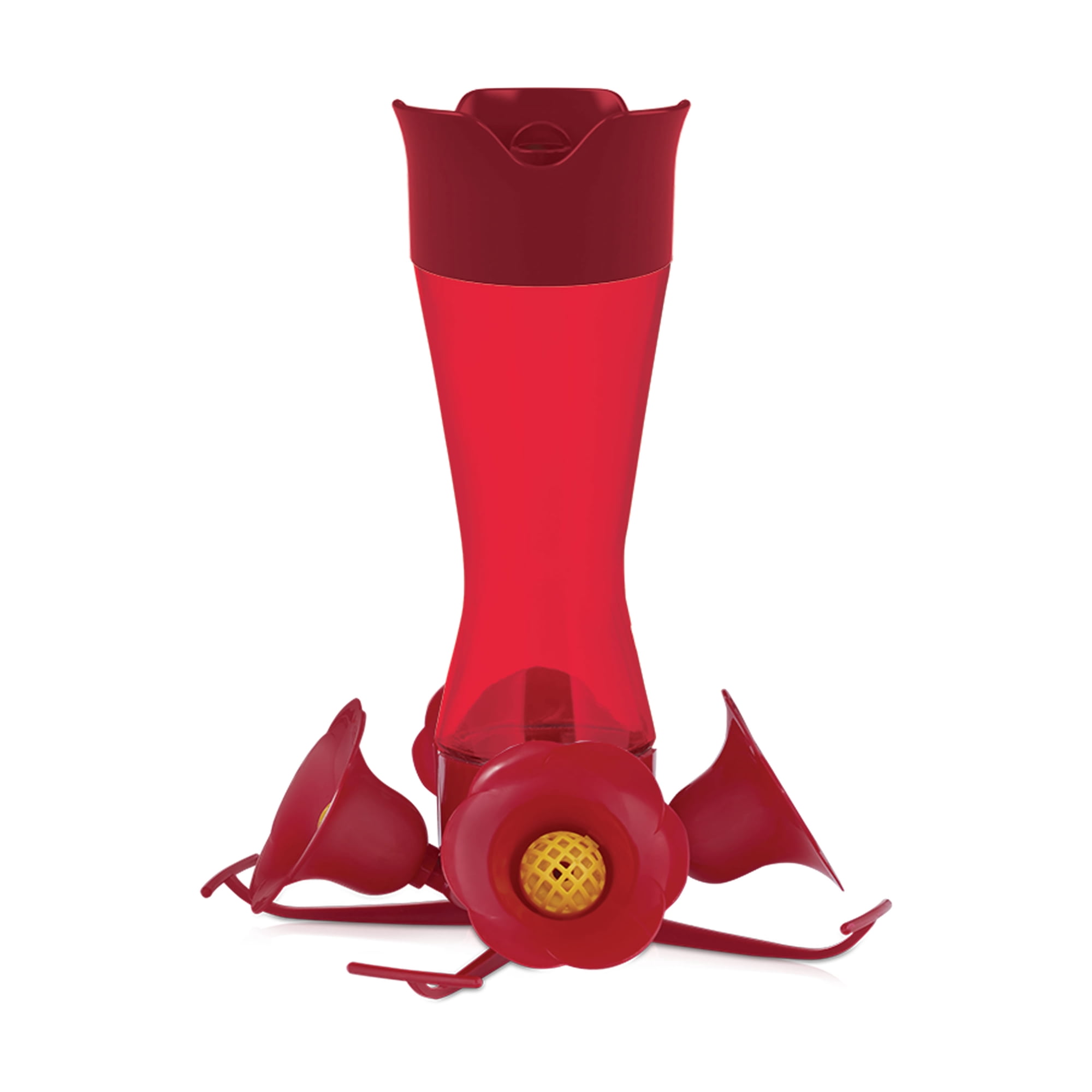 Perky-Pet Red Hummingbird Feeder - Pinch Waist Design for Easy Feeding - Humming bird Feeder for Outdoors - 403CP - 8 oz Capacity
