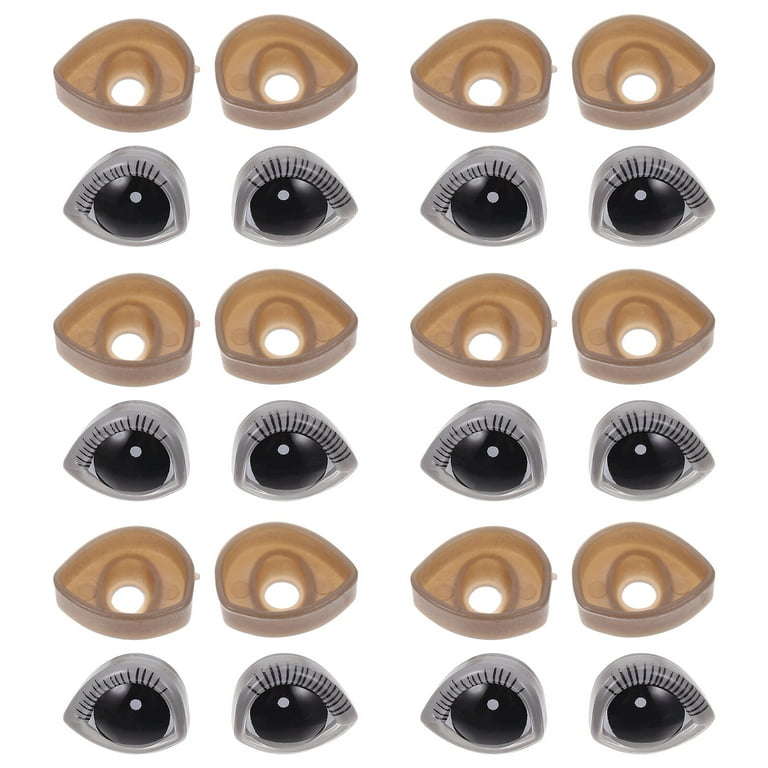 20Pcs Creative DIY Doll Eyes Fake Eyes DIY Supplies Exquisite Plush Toy  Eyes 