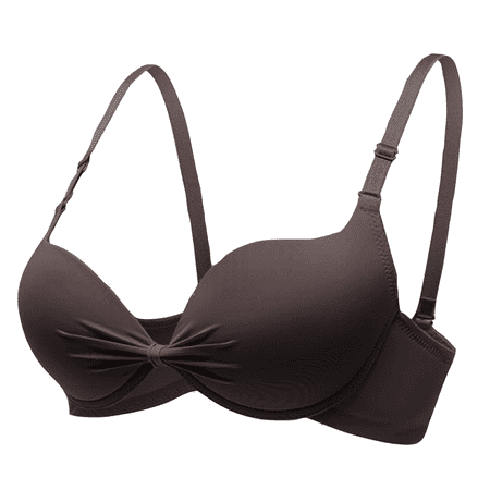 Fulorrnie Bras for Women Push Up Underwire Lift Comfort Lightly Lined Multiway Support ive Bra Coffee 38