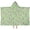 Green Cow Dot, variant on White Cow Black Spot Bow Pattern Hooded Bath Towel,50"x30" for Ages 3 To 12 Kids, Quick Dry Lightweight Soft Microfiber Hood Beach Towel Cover Up for Kids