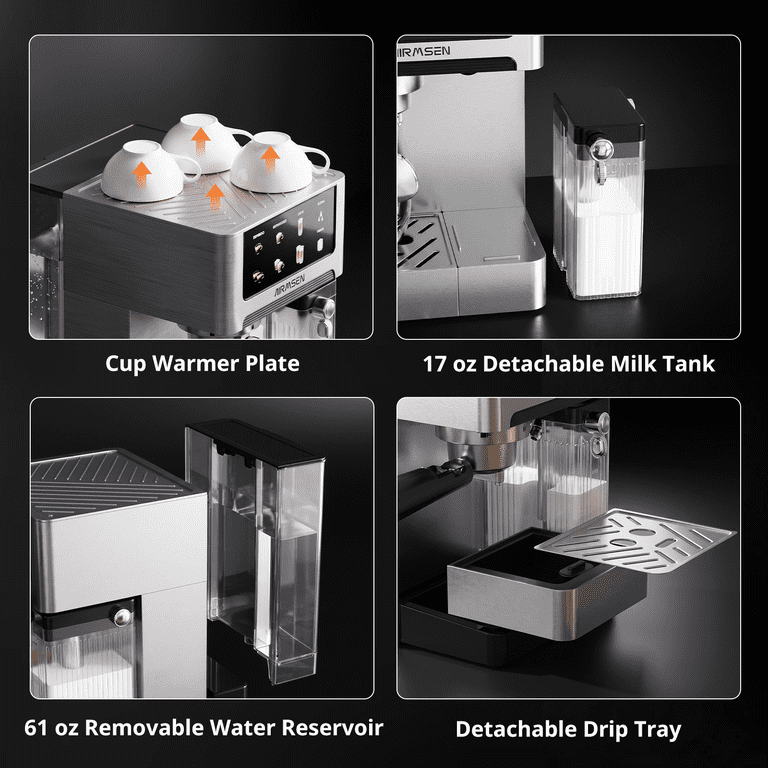 AIRMSEN 20-Bar Espresso Machine with Touchscreen photo 7