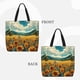 thumbnail image 2 of Balery Field Style Bicycle Young Sunflower Bolsa de Mano para Mujeres con Cremallera, Bolsa de Gimnasio con Compartimentos, Bolsa para Laptop, Bolsa para Trabajo, 2 of 7
