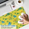 thumbnail image 4 of Long Mouse Pads for Desk,Yellow Dinosaurs Plants Pattern Desk Mats on Top Of Desks, Desk Mouse Pad Extra Large with 3mm Non-Slip Base and Stitched Edge for Gaming,Office,Work,Home 31.5"x15.7", 4 of 6