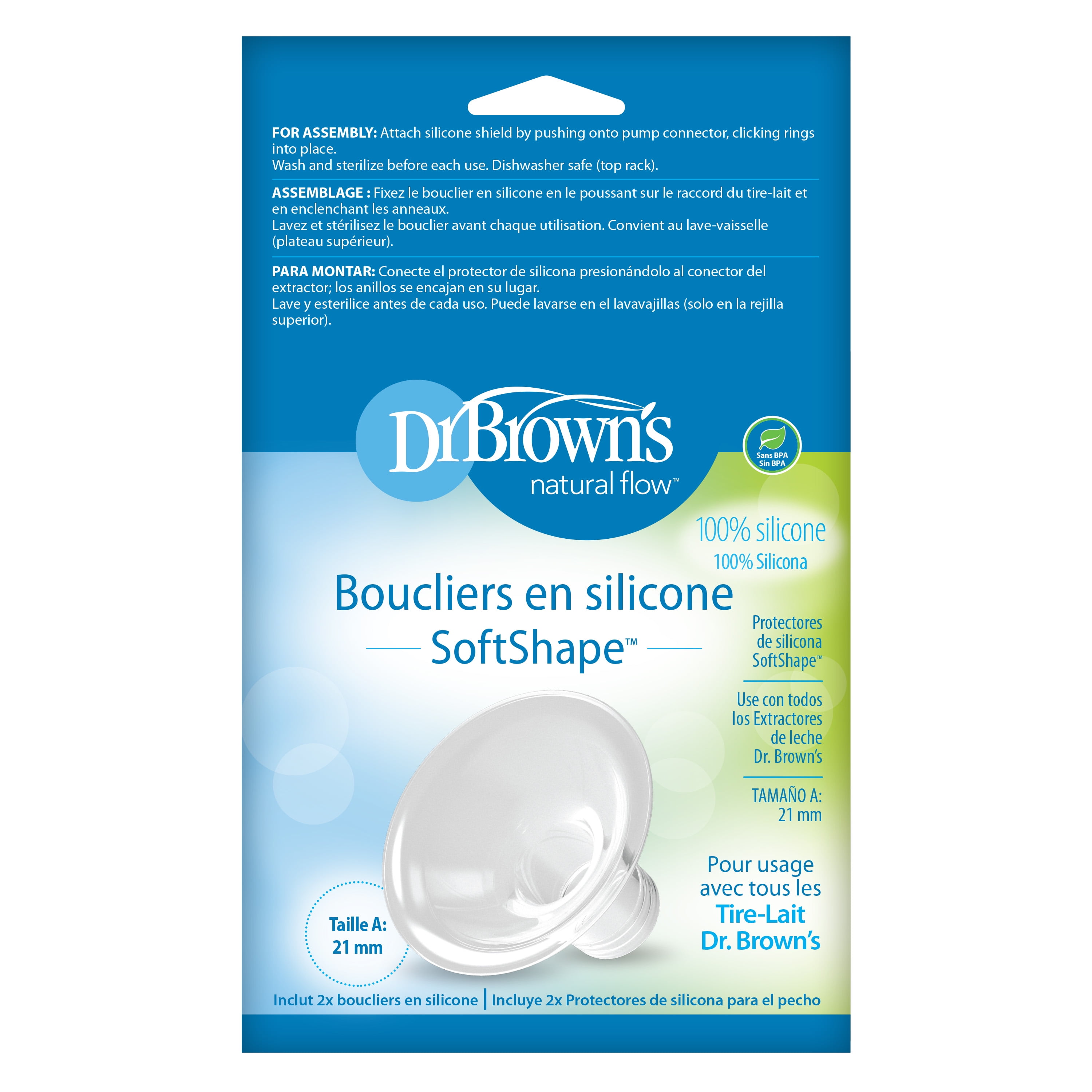 Dr Brown's Manual Breast Pump with SoftShape™ Silicone Shield — Dr