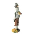 thumbnail image 2 of Northlight 13.75" Autumn Harvest Wood Carved Thanksgiving Pilgrim Man Decorative Figure, 2 of 3