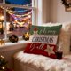 thumbnail image 1 of Christmas Pillow Cover Holiday Decoration Sofa Decoration Linen Pillow Home Sofa Holiday Decoration Pillow Cover, 1 of 6
