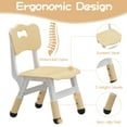 thumbnail image 6 of 2025 New Kids Table and 6 Chairs Set with Storage Box, Height Adjustable Toddler Table and Chair Set for Ages 2-10, Graffiti Desktop, Non-Slip Legs, Children Activity Table for Daycare Classroom Home, 6 of 7