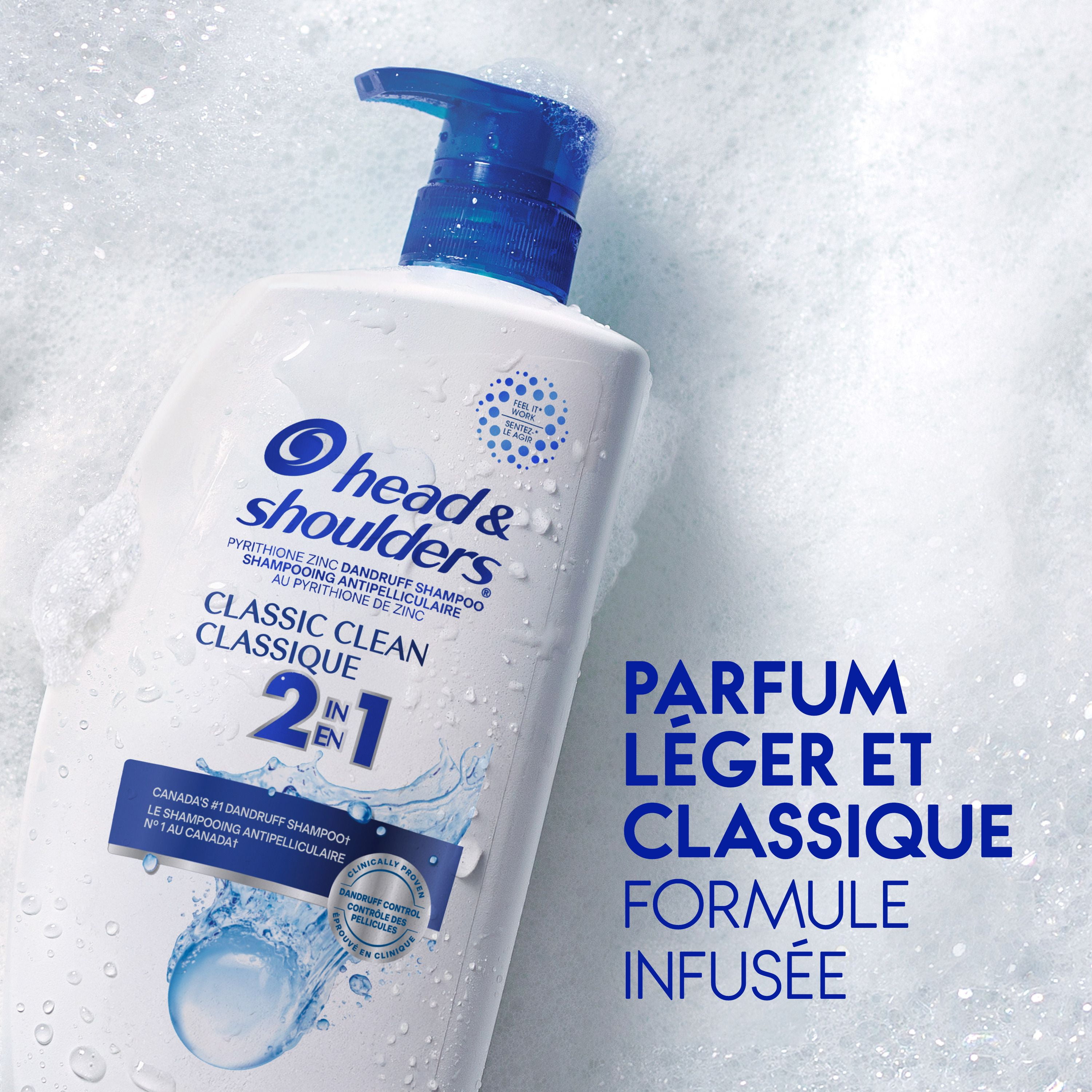 Head & Shoulders Classic Clean 2-in-1 Anti-Dandruff Shampoo + Conditioner, 370ML