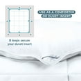 thumbnail image 6 of Bare Home Ultra-Soft 1800 Collection Down Alternative Comforter Duvet Insert - Twin/Twin-XL, White, 6 of 8