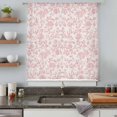 thumbnail image 5 of Farmhouse Pink Sheer Curtains 63 Inches Long, Vintage Flower Leaf Botanical Plant Light Filering Curtains, Breathable Simi Curtain Privacy Drapes for Living Room Bedroom Lightweight Window Treatment, 5 of 9