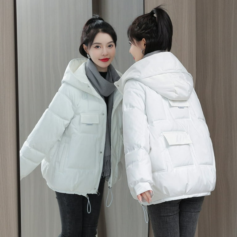 DanceeMangoo Down Cotton Padded Jacket Women's Short Korean Parkas