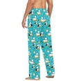 thumbnail image 6 of Cat with Skateboard joogoo Men's Pajama Pants Cotton Long Sleepwear Lounge Pants 2XL, 6 of 7