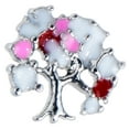thumbnail image 2 of Body Candy Womens 20G Steel Nose Ring White Pink Fruit Tree Nose Stud Nose Bone 1/4, 2 of 3