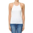 thumbnail image 5 of FashionMille Women Regular Fit Casual Basic Active High Neck Ribbed Tank Top, 5 of 5