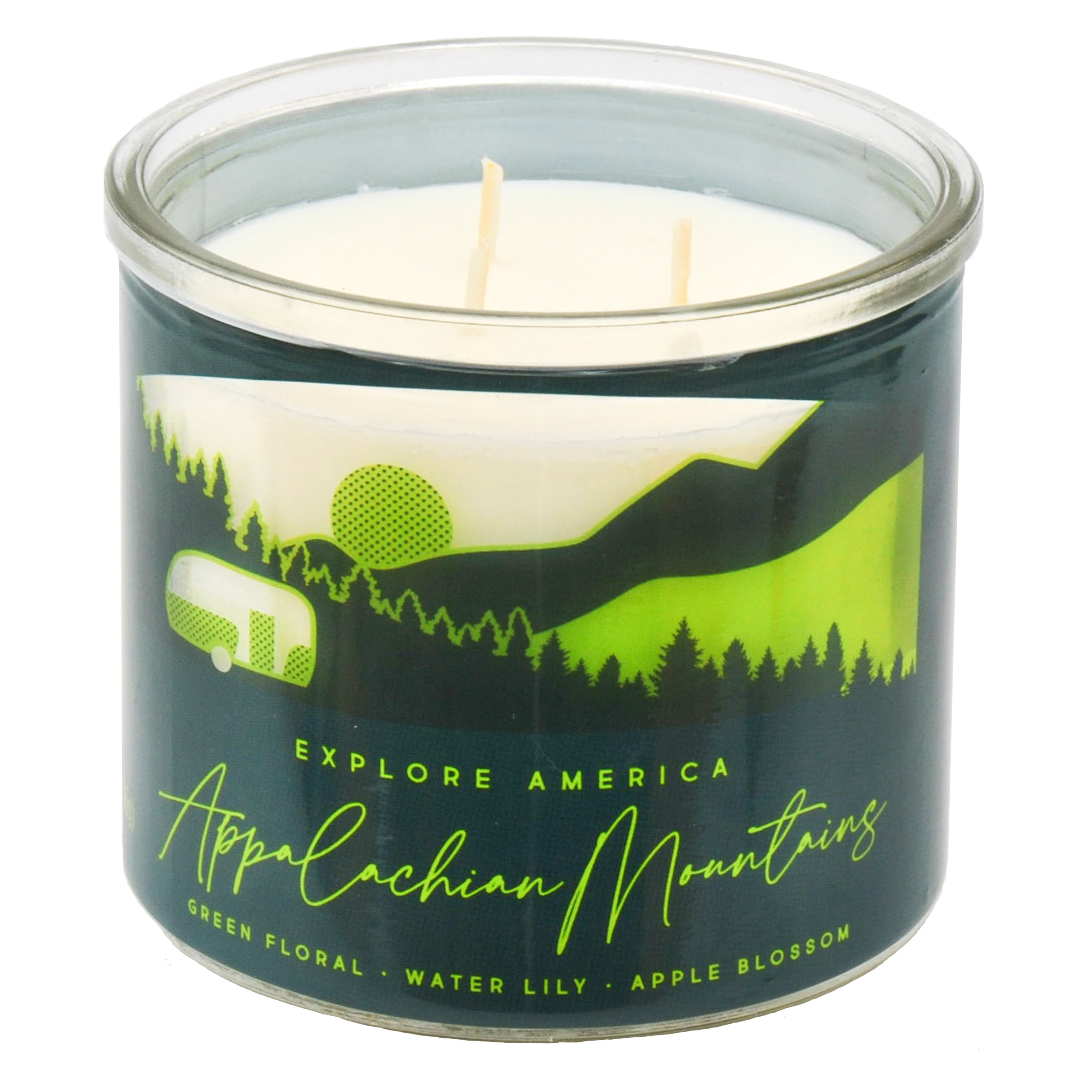 Mainstays 14-Ounce 3 Wick Candles New York and Appalachian Mountains Wraps,  2 Pack - Walmart.com