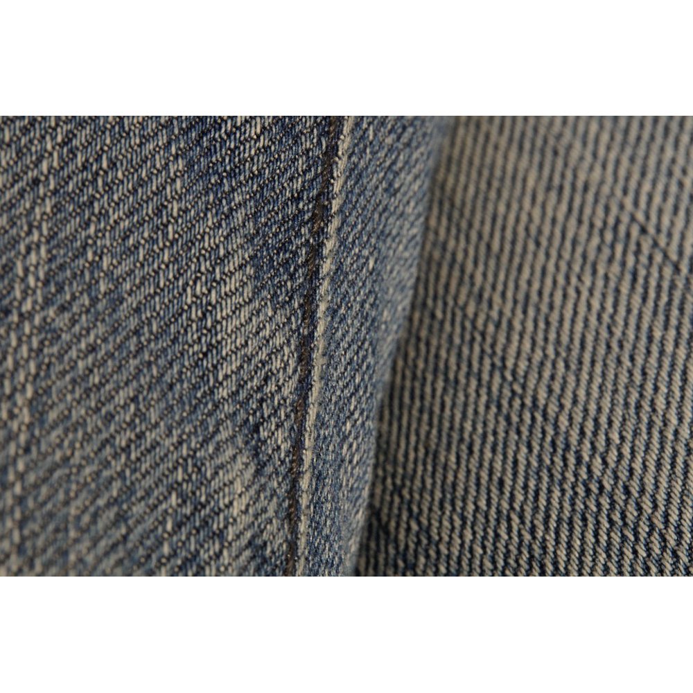 Canvas Print Pants Structure Close Jeans Blue Denim Fabric Stretched