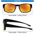 thumbnail image 6 of TINHAO Fit Over Glasses Sunglasses for Men Women Small Glasses Driving Polarized 100% UV Protection Lens, 6 of 7