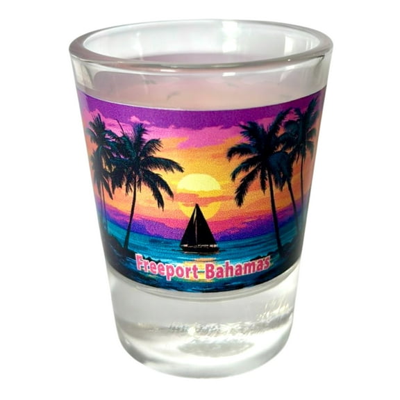Freeport Bahamas Shot Glass