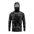 thumbnail image 4 of XINPING Sun Shirts for Men UPF 50+ Sun Protective Cropped Hooded Pullover, Summer Lightweight Breathable Loose Fit Design, UV Protection Coat, 4 of 4